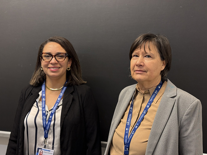 Aline Vileka Andrade and Valentina Beorchia