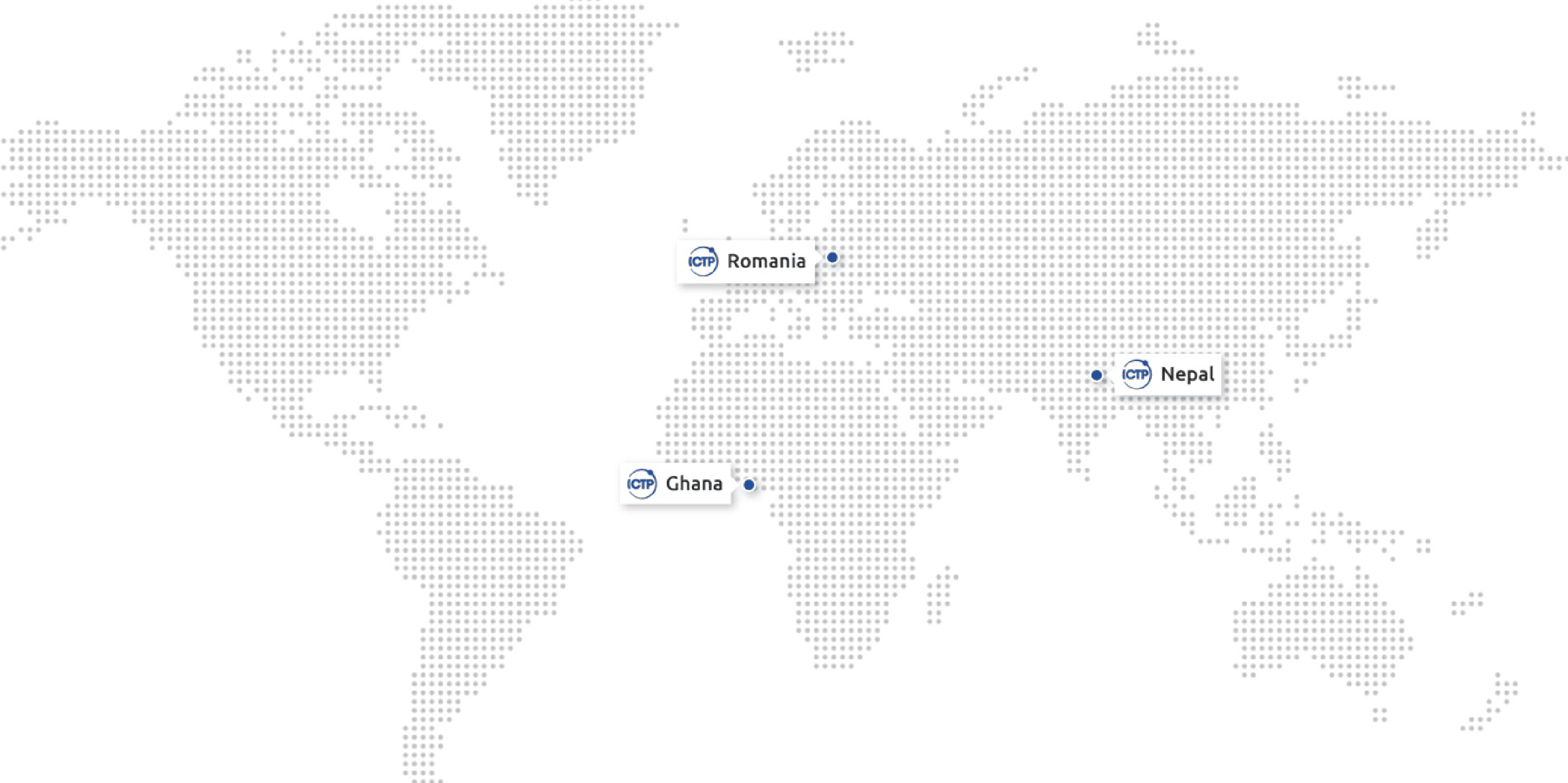ICTP Research Networks in Ghana, Nepal and Romania