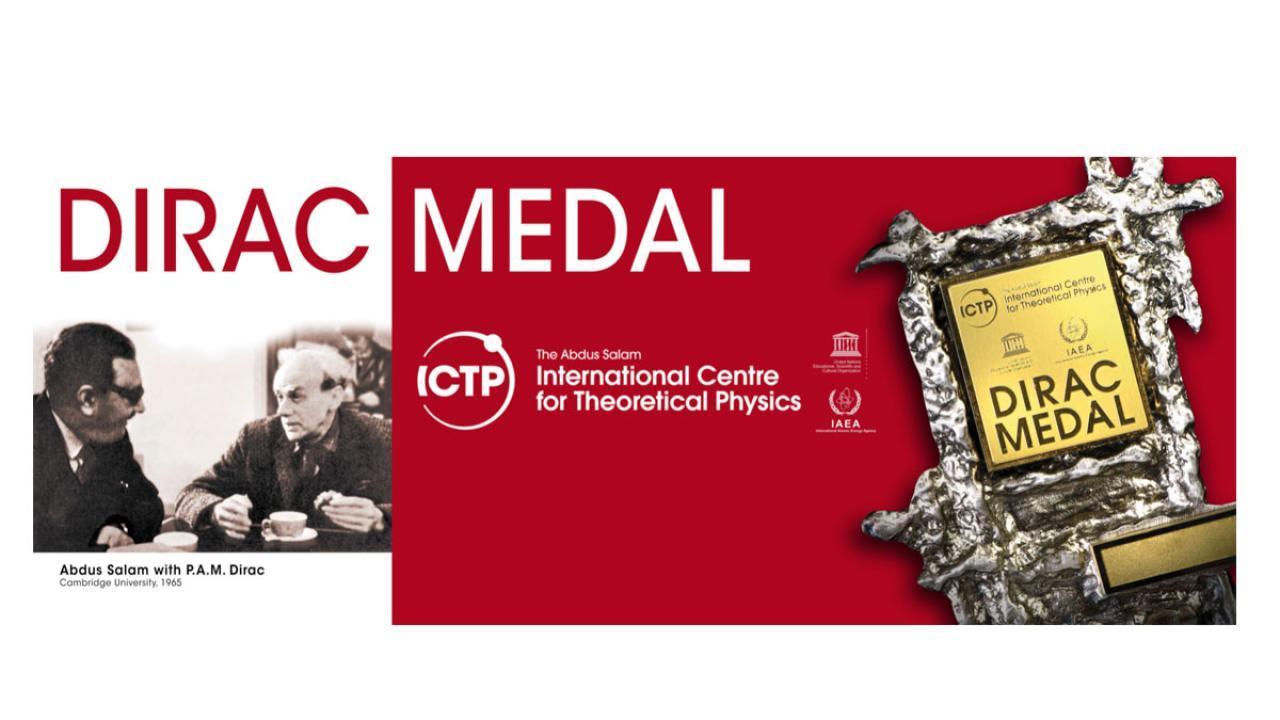 Call for Nominations, 2025 Dirac Medal