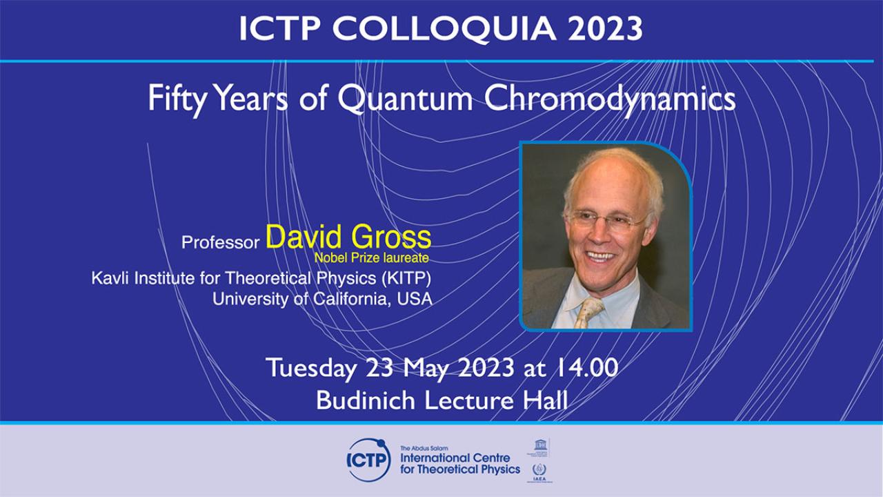 David Gross Colloquium 23 May