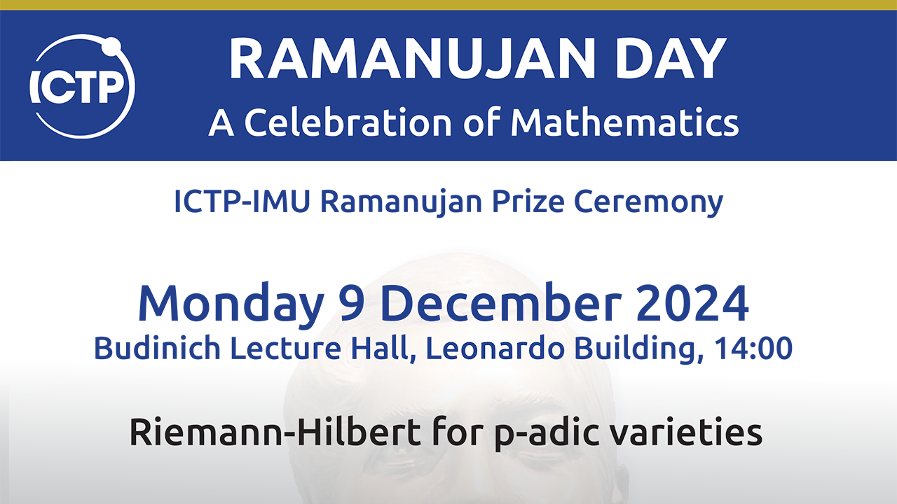 2024 IMU-ICTP Ramanujan Prize Ceremony and Concert