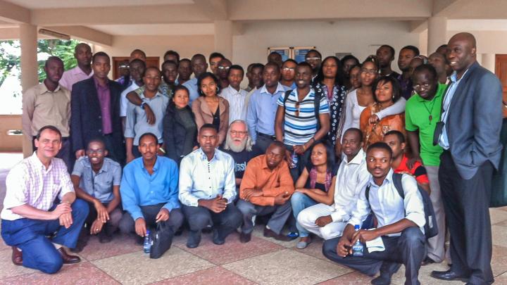 ASP participants with CERN's John Ellis. Image Source: The Bulletin, CERN 