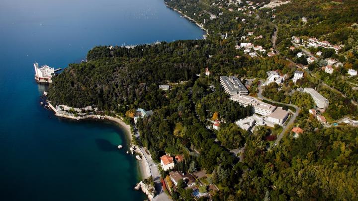 Ariel View of ICTP Campus