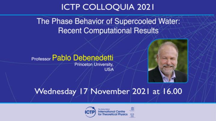 ICTP Colloquium Today