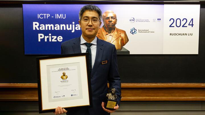 Ruochuan Liu, 2024 Ramanujan Prize Winner