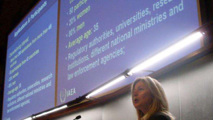 Nuclear Security School co-director Andrea Braunegger-Guelich of the IAEA.