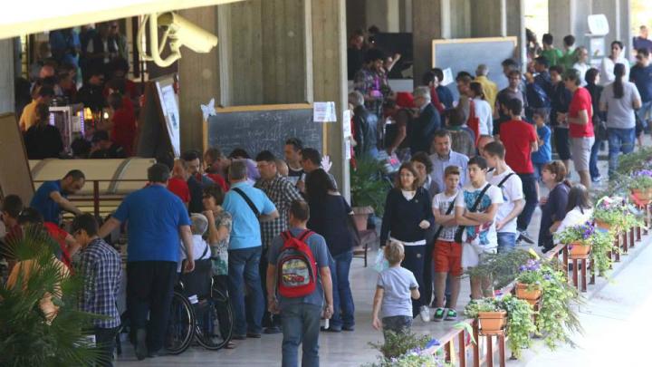 Visitors at the Trieste Mini Maker Faire